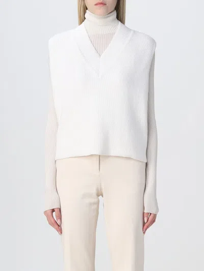 Manuel Ritz Waistcoat  Woman Color White