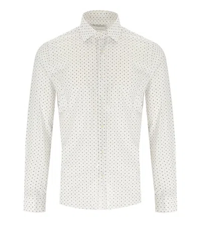 MANUEL RITZ MANUEL RITZ WHITE PATTERNED SHIRT
