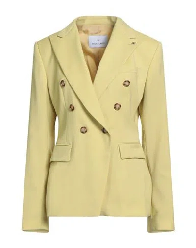 Manuel Ritz Woman Blazer Lime Green Size 10 Polyester, Elastane