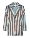 Manuel Ritz Suit Jackets In Blue