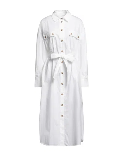 Manuel Ritz Midi Dresses In White