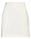 Manuel Ritz Mini Skirt  In Crema