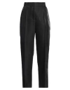 Manuel Ritz Woman Pants Black Size 4 Virgin Wool, Polyamide In Black