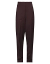 Manuel Ritz Woman Pants Burgundy Size 4 Polyester, Wool, Elastane In Red