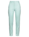 Manuel Ritz Woman Pants Light Green Size 4 Polyester, Viscose, Elastane In Green
