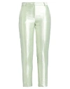 Manuel Ritz Woman Pants Light Green Size 4 Viscose, Polyamide, Polyester In Green