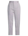 Manuel Ritz Woman Pants Lilac Size 8 Virgin Wool, Polyamide In Purple