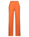 Manuel Ritz Woman Pants Orange Size 4 Polyester, Virgin Wool, Elastane In Orange