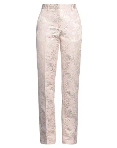 Manuel Ritz Woman Pants Pink Size 4 Cotton, Polyester, Viscose, Polyamide