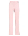 MANUEL RITZ MANUEL RITZ WOMAN PANTS PINK SIZE 6 COTTON, ELASTANE