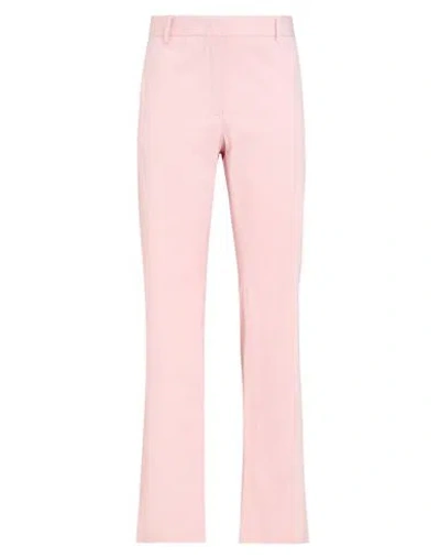 Manuel Ritz Woman Pants Pink Size 6 Cotton, Elastane