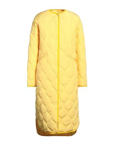 Manuel Ritz Woman Puffer Yellow Size 4 Polyester