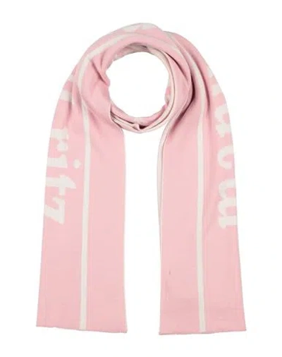 Manuel Ritz Woman Scarf Light Pink Size - Merino Wool, Acrylic