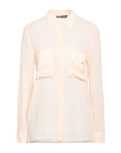 Manuel Ritz Woman Shirt Blush Size S Acetate, Silk, Polyamide In Pink