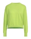 Manuel Ritz Woman Sweater Lime Green Size M Cotton