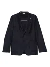 Manuel Ritz Wool Blazer In Black