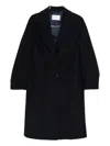 Manuel Ritz Wool-blend Coat In Black