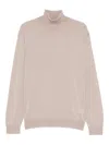 Manuel Ritz Wool Roll-neck Sweater In Neutral