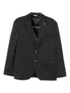 Manuel Ritz Wool Suit In Black