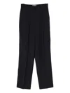 Manuel Ritz Wool Trousers In Black