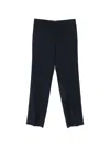 Manuel Ritz Wool Trousers In Blue