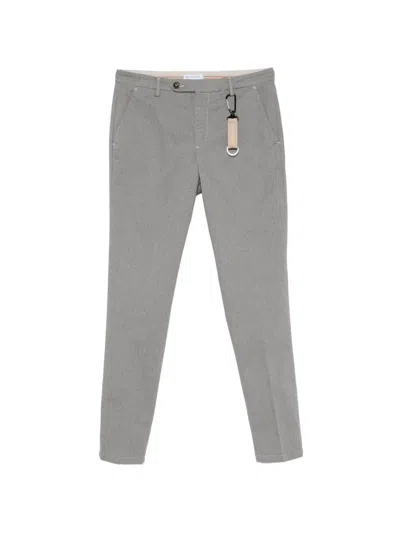 Manuel Ritz Hose Mit Reissverschluss In Gray