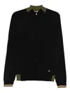 Manuel Ritz Zip-up Cardigan In Black