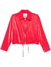 Manuel Ritz Zip-up Jacket In Red
