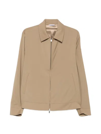 Manuel Ritz Zip-fastening Jacket In Brown