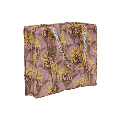 Manuela Cabrales Women's Trianae Block Print Tote Bag