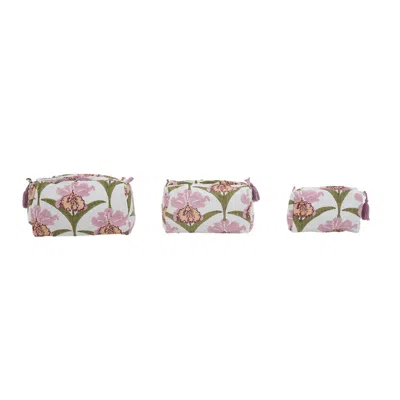 Manuela Cabrales Women's Vexillaria Block Print Pouches