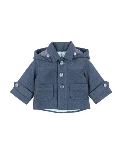 Manuell & Frank Babies'  Newborn Boy Jacket Slate Blue Size 0 Cotton