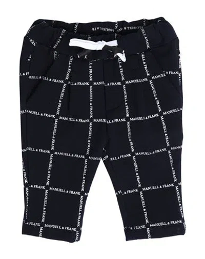 Manuell & Frank Babies'  Newborn Boy Pants Midnight Blue Size 0 Cotton, Elastane