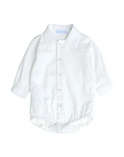 Manuell & Frank Babies'  Newborn Boy Shirt Off White Size 3 Viscose, Cotton