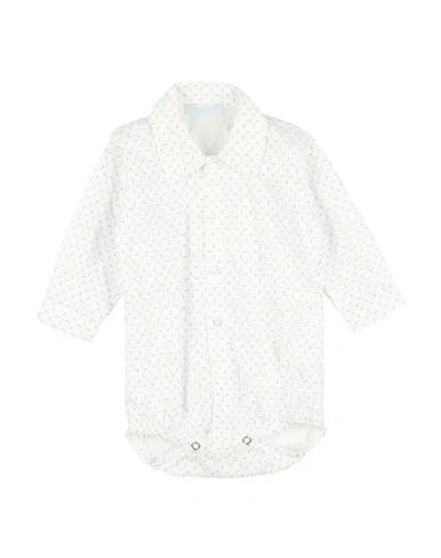 Manuell & Frank Babies'  Newborn Boy Shirt White Size 3 Cotton