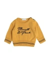 MANUELL & FRANK MANUELL & FRANK NEWBORN BOY SWEATER OCHER SIZE 0 WOOL, POLYAMIDE, ACRYLIC, ELASTANE