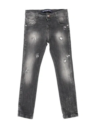 Manuell & Frank Babies'  Toddler Boy Jeans Black Size 6 Cotton, Elastane