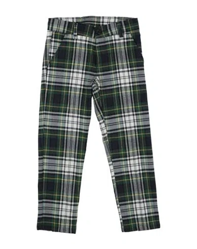 Manuell & Frank Babies'  Toddler Boy Pants Green Size 6 Cotton, Polyester, Elastane