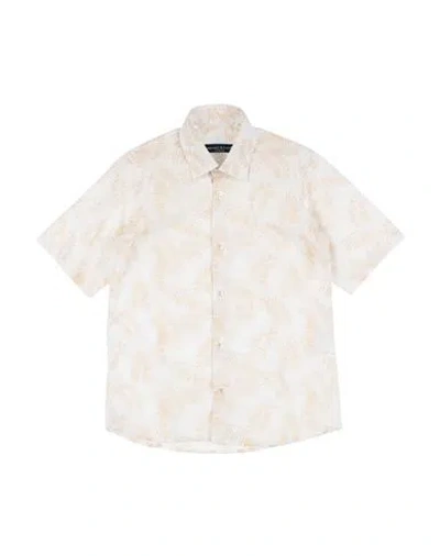 Manuell & Frank Babies'  Toddler Boy Shirt Beige Size 7 Cotton, Elastane