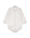 Manuell & Frank Toddler Boy Shirt White Size 3 Cotton, Elastane In White
