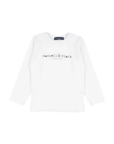 Manuell & Frank Babies'  Toddler Boy T-shirt White Size 5 Cotton, Elastane
