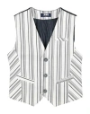 Manuell & Frank Toddler Boy Tailored Vest White Size 6 Cotton, Elastane In White