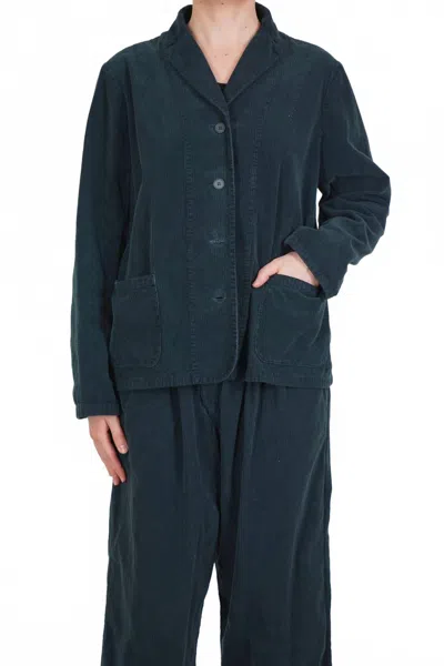Manuelle Guibal Vestimo Corduroy Jacket In Abyss In Green