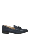 Manufacture D'essai Man Loafers Navy Size 7 Leather In Navy Blue