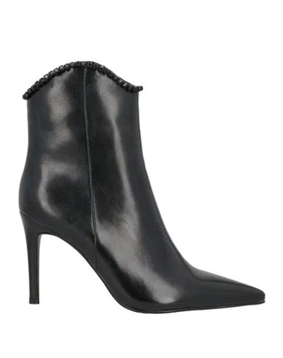 Manufacture D'essai Woman Ankle Boots Black Size 6 Textile Fibers