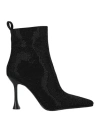 Manufacture D'essai Woman Ankle Boots Midnight Blue Size 8 Textile Fibers