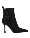 Manufacture D'essai Woman Ankle Boots Midnight Blue Size 6 Textile Fibers