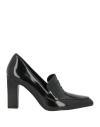 Manufacture D'essai Woman Loafers Black Size 6 Textile Fibers In Black