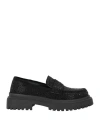 Manufacture D'essai Woman Loafers Black Size 8 Textile Fibers In Black