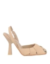 Manufacture D'essai Woman Pumps Blush Size 8 Calfskin In Pink